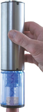 Load image into Gallery viewer, Wine Enthusiast Electric Blue Automatic Wine Opener, Stainless Steel
