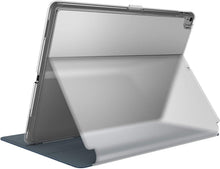 Load image into Gallery viewer, Speck 9.7 Inch Balance Protective Folio Adjustable Stand Magnetic Clear iPad Case, Clear/Blue