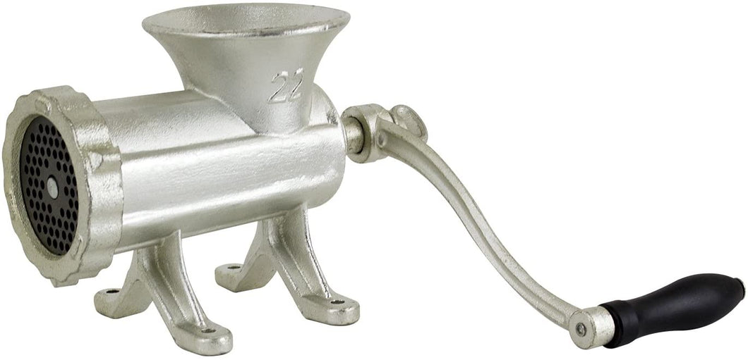 Chard HG-22 Meat Hand Grinder, No. 22, Silver