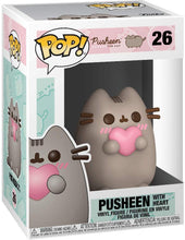 Load image into Gallery viewer, Pushe e n with Heart: Funk o Pop! Vinyl Figure Bundle with 1 Compatible 'ToysDiva' Graphic Protector (026 - 44529 - B)