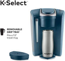 Load image into Gallery viewer, Keurig K-Select, Single Serve K-Cup Pod Coffee Maker, Strength Control, Marine Blue