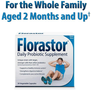 Florastor Daily Probiotic Supplement for Men & Women