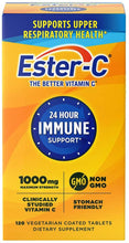 Load image into Gallery viewer, Ester-C Vitamin C 1000 mg Coated Tablets, 120 Count, Immune System Booster, Stomach-Friendly Supplement, Gluten-Free