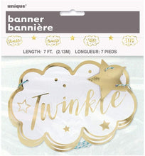 Load image into Gallery viewer, Twinkle Little Star Party Paper Garland 7', 1 Ct