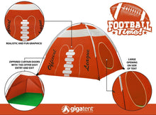 Load image into Gallery viewer, GigaTent Football Dome Play Tent Equipped with Curtain Doors for Easy Entry &amp; Exit Easy to Set Up