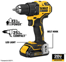 Load image into Gallery viewer, DEWALT ATOMIC 20V MAX Cordless Drill Combo Kit , Compact (DCK278C2)