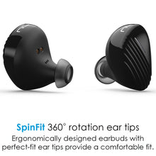 Load image into Gallery viewer, Optoma NuForce BE Free8 Truly Wireless Premium Earphones with 16h Battery Life, AAC+aptX, SpinFit Ear Tips and Charging case