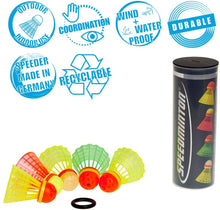 Load image into Gallery viewer, Speedminton S700 Set - Original Speed Badminton/crossminton All-Round Set That Includes 2 Rackets, 5 Speeder Tube, Easy Court, Bag, Blue