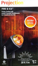 Load image into Gallery viewer, Gemmy Lightshow Fire &amp; Ice Kaleidoscope Projection Red &amp; Yellow Spotlight