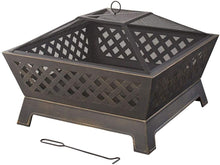Load image into Gallery viewer, Hampton Bay Tipton 34 in. Steel Deep Bowl Fire Pit in Oil Rubbed Bronze