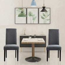 Load image into Gallery viewer, Savona Grey Upholstery Contemporary Dining Accent Chair Set of 2