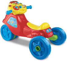 Load image into Gallery viewer, VTech 2 In 1 Learn &amp; Zoom Motor Bike,Red