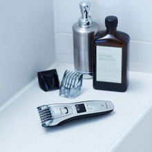 Load image into Gallery viewer, Panasonic Body and Beard Trimmer for Men ER-GB80-S, Cordless/Corded Hair Clipper, 3 Comb Attachments and 39 Adjustable Trim Settings, Washable