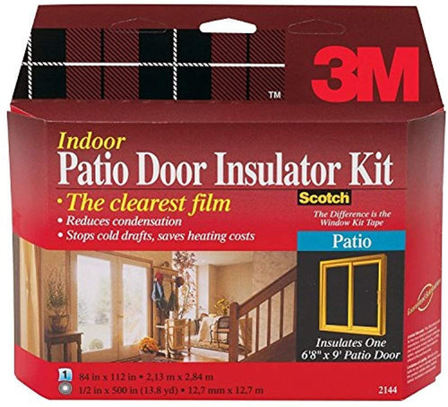 3M 2144W-6 Interior Patio Door Insulator Kit