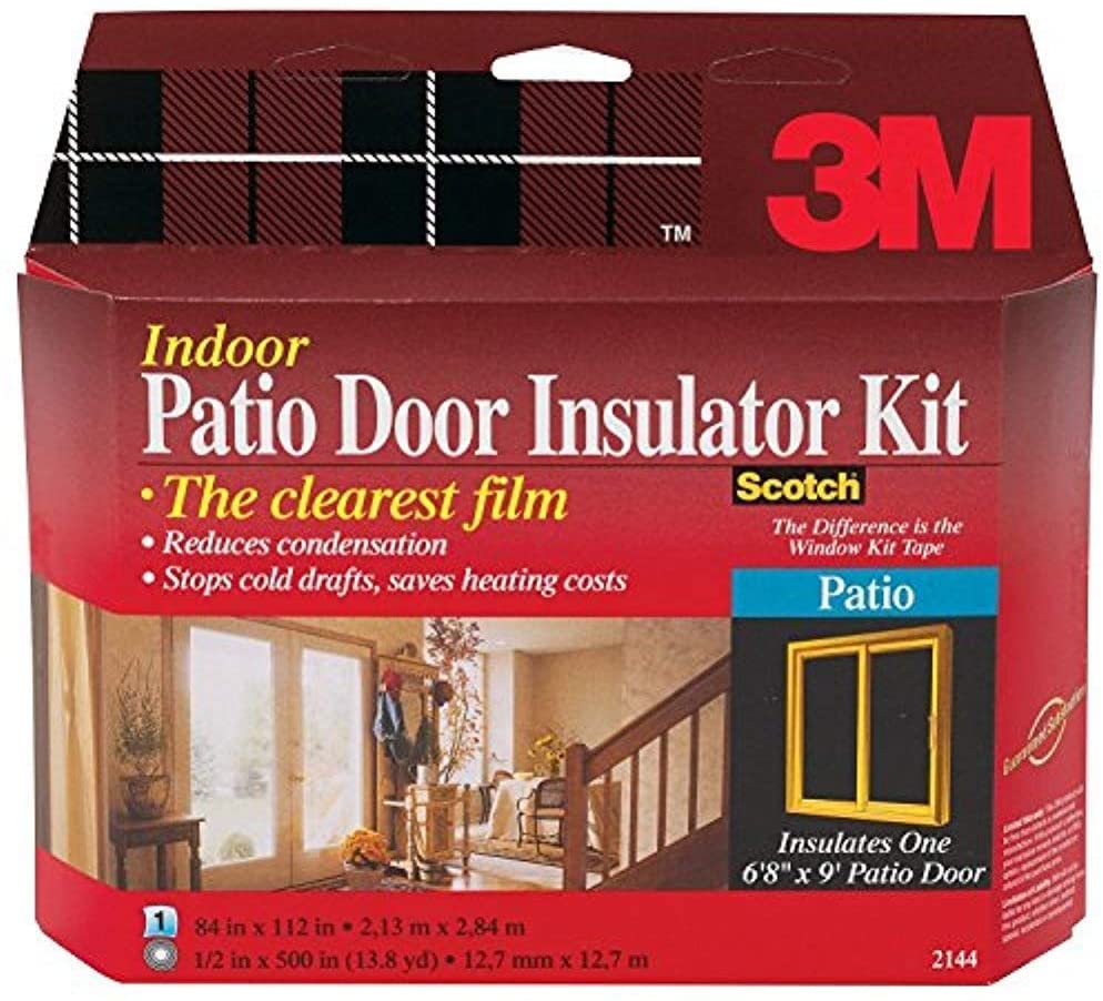 3M 2144W-6 Interior Patio Door Insulator Kit
