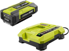 Load image into Gallery viewer, Toucan City RYOBI 40-Volt Lithium-Ion Cordless String Trimmer - 1.5 Ah Battery and Charger Included RY40240 and Hand Trowel