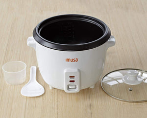 IMUSA SMALL APPLIANCES RICE COOKER WITH BLACK NON-STICK