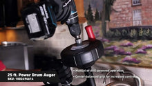 Load image into Gallery viewer, Husky 1/4 in. x 25 ft. Power Drum Auger
