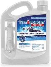 Load image into Gallery viewer, Wet &amp; Forget Indoor Mold and Mildew All Purpose Cleaner- Deodorizes, Disinfects, Kills 99.9% of Bacteria and Viruses, 64 OZ. Ready to Use