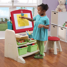 Load image into Gallery viewer, Step2  Flip and Doodle Desk with Stool Easel