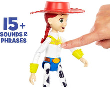 Load image into Gallery viewer, Disney Pixar Toy Story 4 True Talkers Jessie Figure, 8.8 in Tall Posable, Talking Character Figure with Movie-Inspired Cowgirl Look and 15+ Phrases, Gift for Kids 3 Years and Older