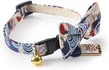 Load image into Gallery viewer, NECO ICHI CATS FIRST Necoichi Kabuki Charm Bow Tie Cat Collar