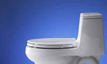 Load image into Gallery viewer, KOHLER K-4636-0 Cachet Elongated White Toilet Seat, with Grip-Tight Bumpers, Quiet-Close Seat, Quick-Release Hinges, Quick-Attach Hardware, No Slam Toilet Seat, White