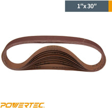 Load image into Gallery viewer, POWERTEC 111270 40 Grit Aluminum Oxide Sanding Belt (10 Pack)