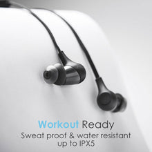 Load image into Gallery viewer, Optoma NuForce BE2 Wireless Bluetooth Earphones with Patented SpinFit eartips, 10h Battery, Microphone, AAC Support for iPhone