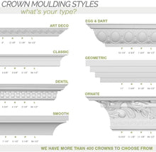 Load image into Gallery viewer, ASA Smooth Crown Moulding