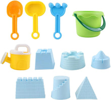 Load image into Gallery viewer, Vokodo 23 Piece Beach Toy Sand Castle Set Includes Molds Tools Bucket Shovel Rake Sifter And Watering Can Perfect For Outdoor Fun Kids Pretend Play Great Gift For Preschool Children Boys Girl Toddlers