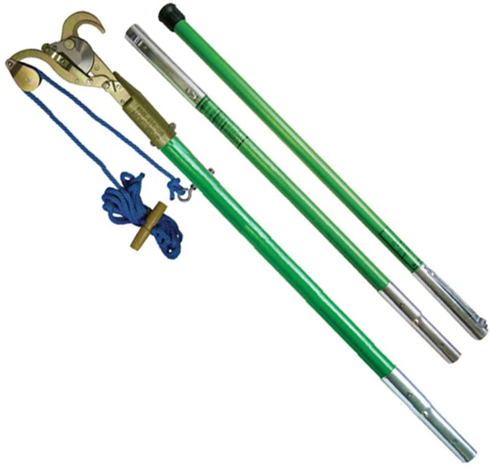 Jameson LS-6PKG-4 LS-Series Tree Pruner with 1-1/4-inch Capacity Bypass Cut and Three 6-Foot Fiberglass Poles