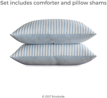 Load image into Gallery viewer, Brookside Striped Chambray Comforter Set