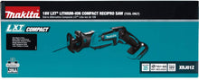 Load image into Gallery viewer, Makita XRJ01Z 18-Volt LXT Lithium-Ion Cordless Compact Reciprocating Saw (Tool Only, No Battery)