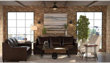 Load image into Gallery viewer, Petersford 52 in. Integrated LED Indoor Oil Rubbed Bronze Ceiling Fan with Light Kit and Remote Control
