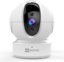 Load image into Gallery viewer, EZVIZ C6CN 1080p Indoor Pan/Tilt WiFi Security Camera, 360° Coverage, Auto Motion Tracking, Two-Way Audio, Clear 30ft Night Vision, Supports MicroSD Card up to 256GB (Sold Seperately), 2.4GHz WiFi