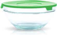 Load image into Gallery viewer, Imperial Home MW1640 Glass Mixing Bowls Glass Food Storage Containers With Multi Color Lids Total 10 pcs Set