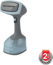 Load image into Gallery viewer, BLACK+DECKER Advanced Handheld Garment / Fabric Steamer with 3 Attachments, Gray/Blue, HGS200