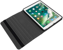 Load image into Gallery viewer, Targus VersaVu Classic Apple iPad (6th /5th gen), iPad Pro (9.7-inch), iPad Air 2 &amp; iPad Air Protective Case with Slim TriFold Stand Cover, Enhanced Audio, Secure Strap Closure, Black (THZ634GL)