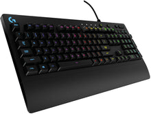 Load image into Gallery viewer, Logitech G213 Gaming Keyboard with Dedicated Media Controls, 16.8 Million Lighting Colors Backlit Keys, Spill-Resistant and Durable Design, Black