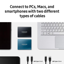 Load image into Gallery viewer, Samsung T5 Portable SSD - 500GB - USB 3.1 External SSD (MU-PA500B/AM)