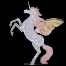 Load image into Gallery viewer, Home Accents Holiday Yard Ornaments Christmas Unicorn - LED Glitter Indoor | Outdoor Yard or Lawn 72 inch Mesh Fantasy Light Decor