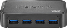 Load image into Gallery viewer, Insignia™ - 4-Port USB 3.0 Hub - Black