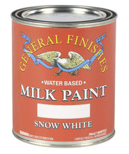 Load image into Gallery viewer, General Finishes PSW Water Based Milk Paint, 1 Pint, Snow White