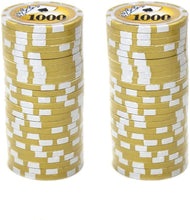 Load image into Gallery viewer, Brybelly Yin Yang Poker Chip Heavyweight 14-Gram Clay Composite – Pack of 50