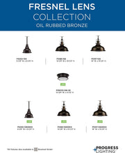 Load image into Gallery viewer, Progress Lighting Fresnel Lens 1 Light LED Pendant with AC Module