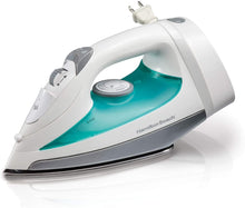 Load image into Gallery viewer, Hamilton Beach Retractable Cord Iron, 14212, Durable stainless steel soleplate for smooth glide over fabrics