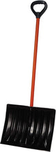 Load image into Gallery viewer, Bigfoot Value 18&quot; Snow Shovel - Metal Handle Black