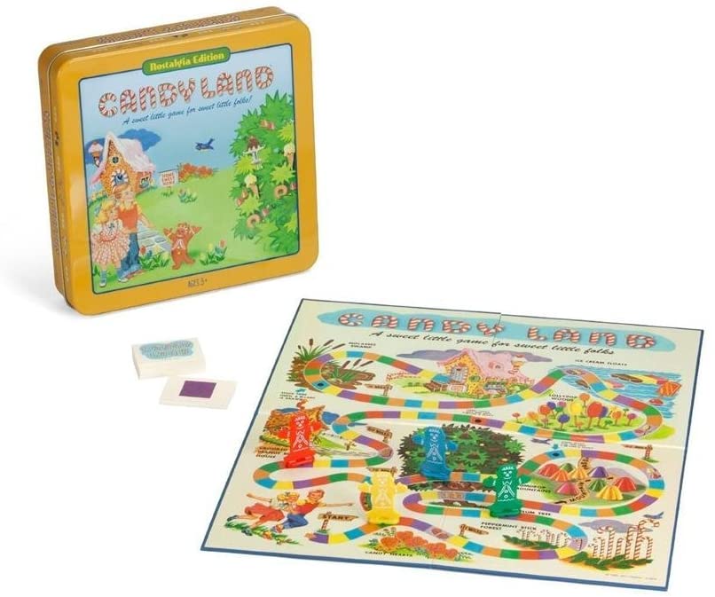 Candyland Deluxe Board Game in Classic Nostalgia Collector's Tin by Winning Solutions