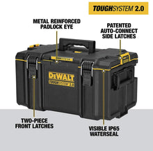 Load image into Gallery viewer, Dewalt DWST08300 ToughSystem 2.0 Large Toolbox